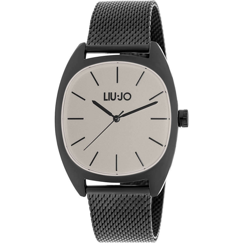 Orologio LIU JO LUXURY mod. RETRò ref. TLJ1266 Uomo acciaio nero maglia milano