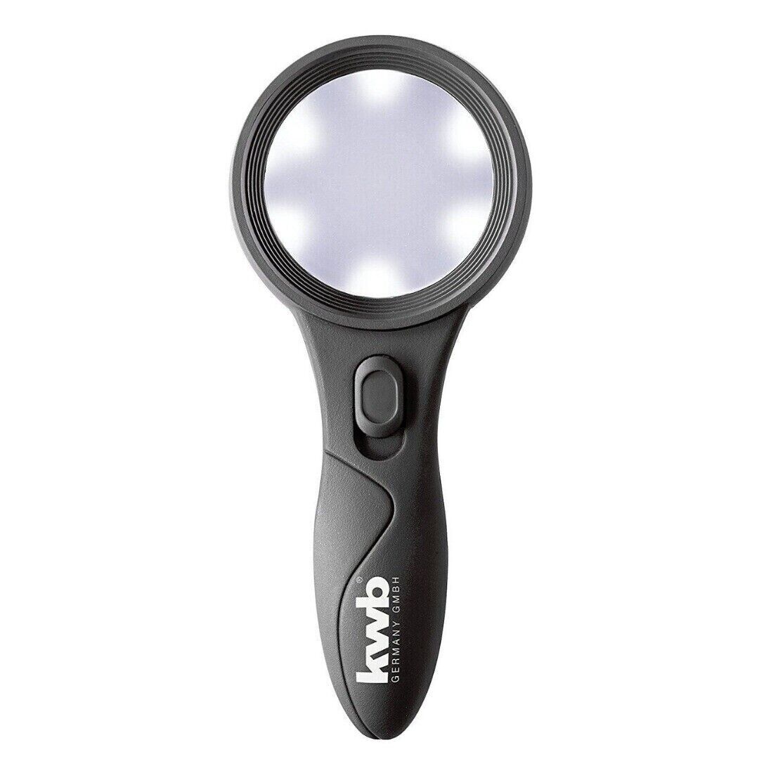 LENTE DI INGRANDIMENTO CON LUCE LED PROFESSIONALE 2 BATTERIE 1,5 V