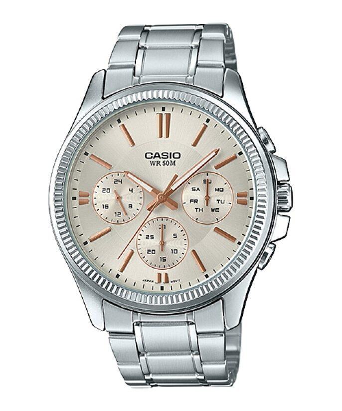 CASIO MTP-1375D-7A2VDF OROLOGIO UOMO ROSE' ACCIAIO 43mm SOTTOCOSTO