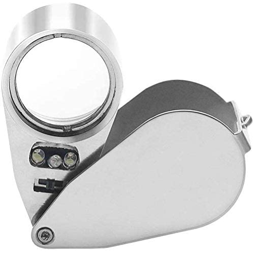 LENTE INGRANDIMENTO 30X 21M TASCABILE LUCE LED GIOIELLERIA NUMISMATICA FILATELIA