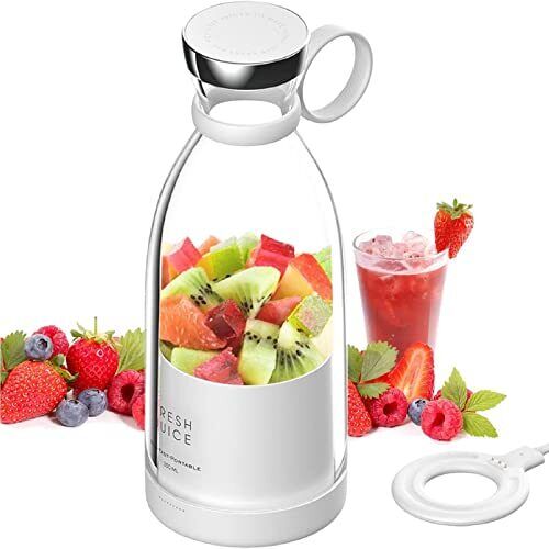 Frullatore Portatile, 350ML Frullatore Smoothie Blender Bottle Smoothie (C8M)