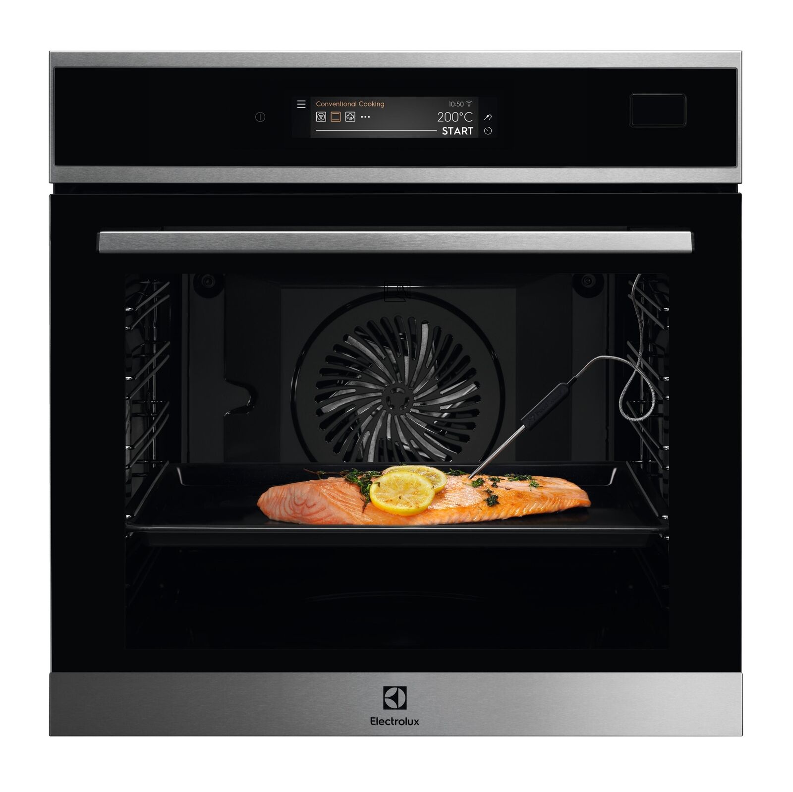 ELECTROLUX EOB9S21WX FORNO INCASSO VENTILATO VAPORE INOX 70L TOUCH A++