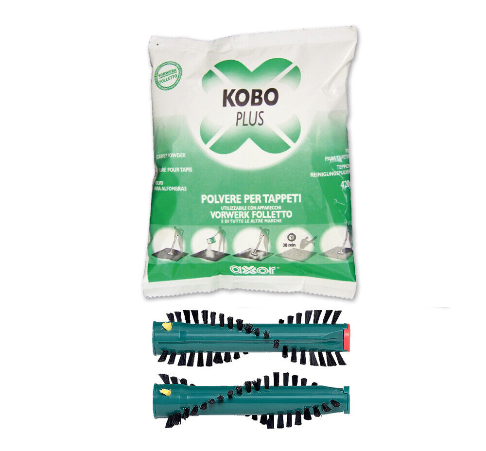 POLVERE DETERGENTI SECCO RULLI EB 350 EB 351 PER BATTITAPPETO VORWERK FOLLETTO