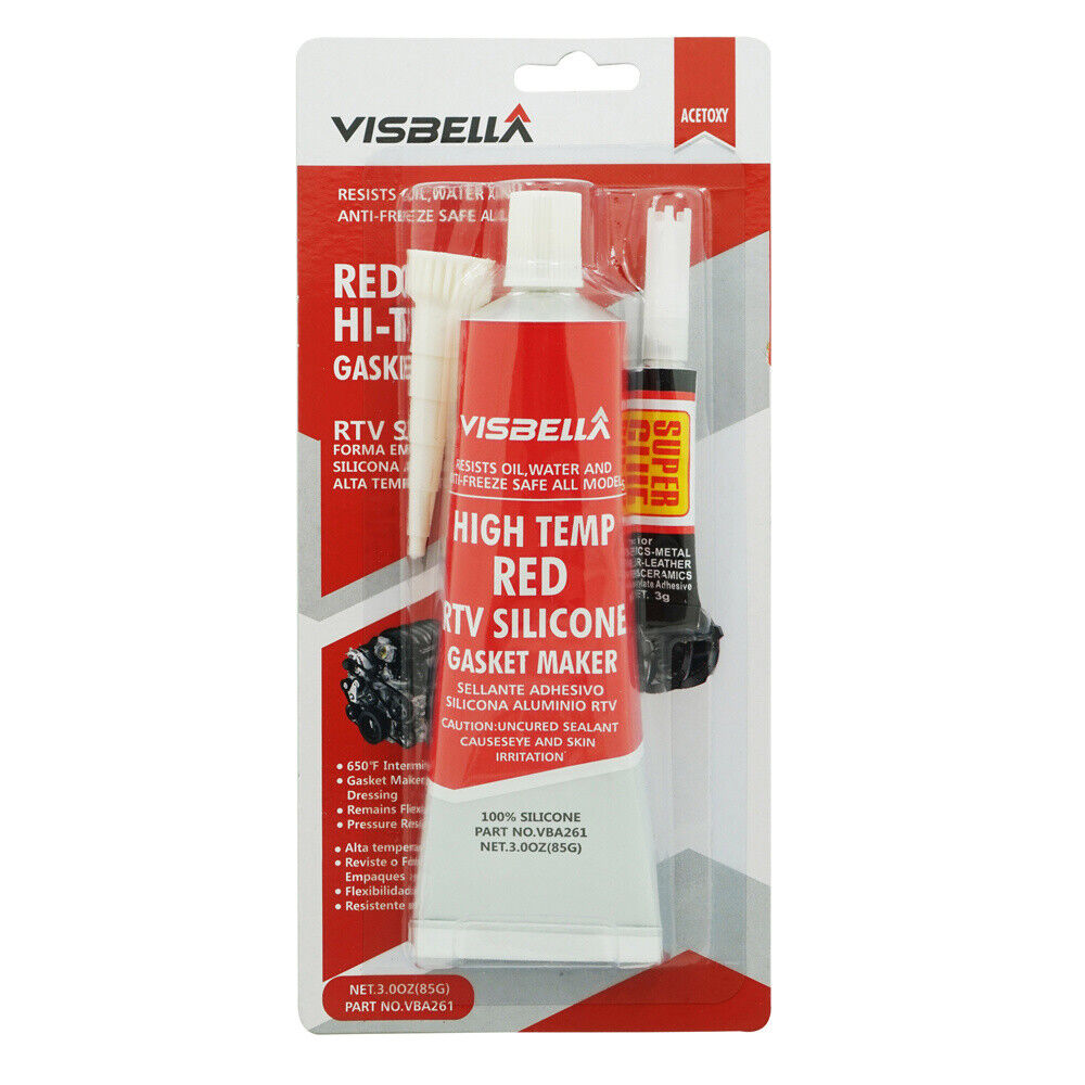 Silicone Rosso Visbella Alte Temperature 105gr Caldaia Ferro da Stiro 315°C
