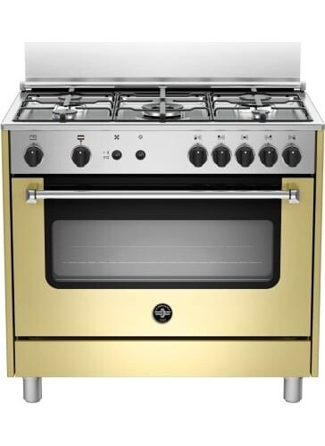 La Germania Cucina a gas con forno a gas ventilato 5 Fuochi 90x60 cm AMN965GCRV