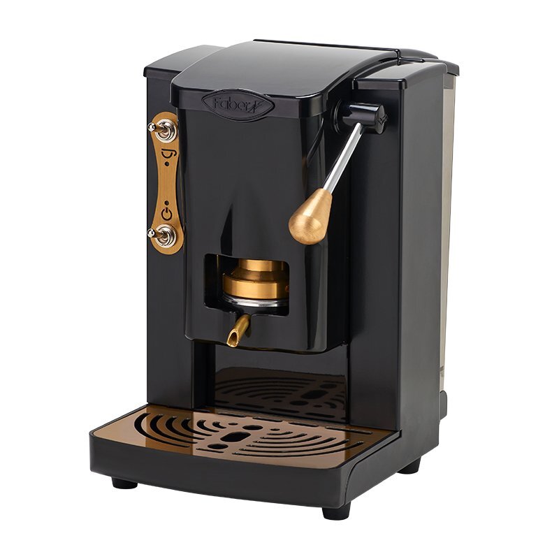 FABER PICCOLA SLOT BRASS EDITION - MACCHINA PER CAFFE'' CON PRESSACIALDA IN OTTO