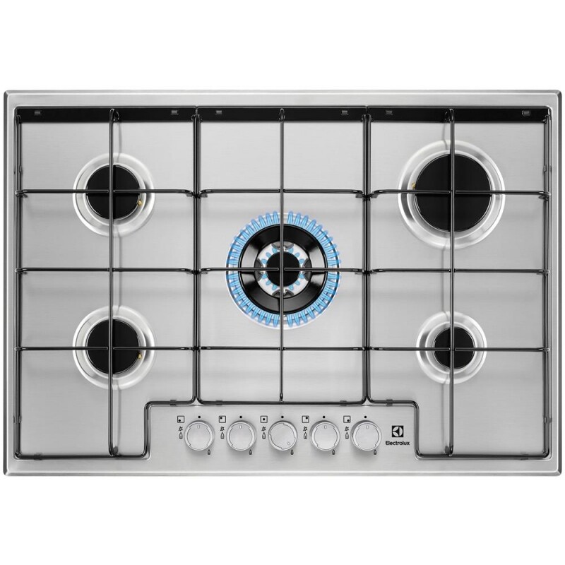 ELECTROLUX EGS7534X PIANO COTTURA DA 75CM 5 FUOCHI A GAS INOX