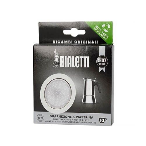 Bialetti Ricambi 1 Guarnizione Piastrina Moka Acciaio 10 Tazze Venus Musa Kitty