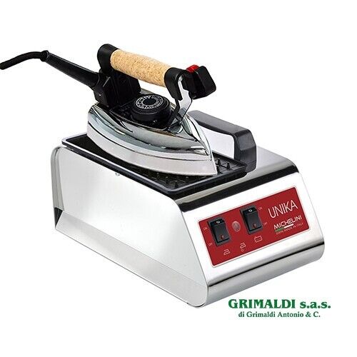 UNIKA MICHELINI FERRO DA STIRO PROFESSIONALE COMPATTO CON CALDAIA DA 1 LT 1950 W