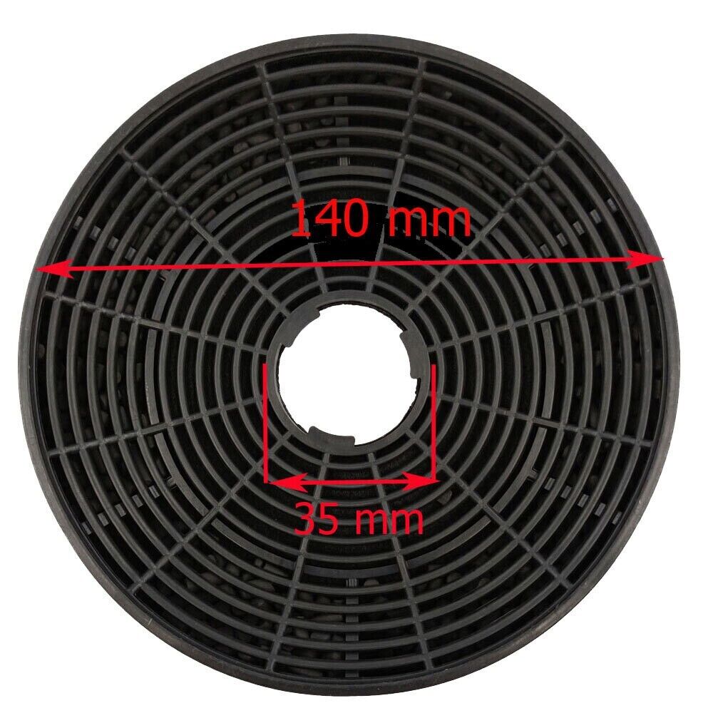 Filtro a carboni attivi antiodore per cappa cucina  Ø140mm  con Elica Rex Electr