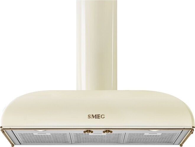 SMEG KS89POE CAPPA A PARETE 90 cm PANNA CLASSE A