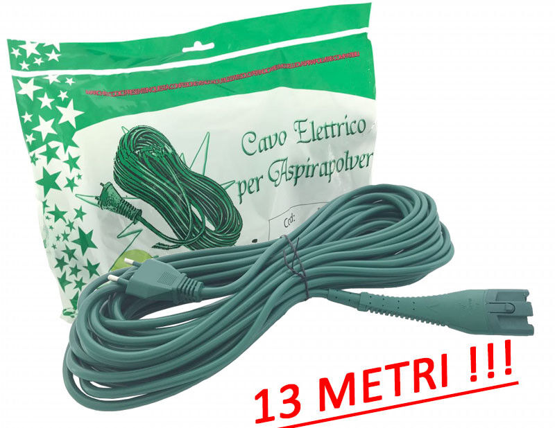 CAVO ALIMENTAZIONE 13 METRI FOLLETTO VK130 VK131 CON SPINA ITALIA PER VORWERK