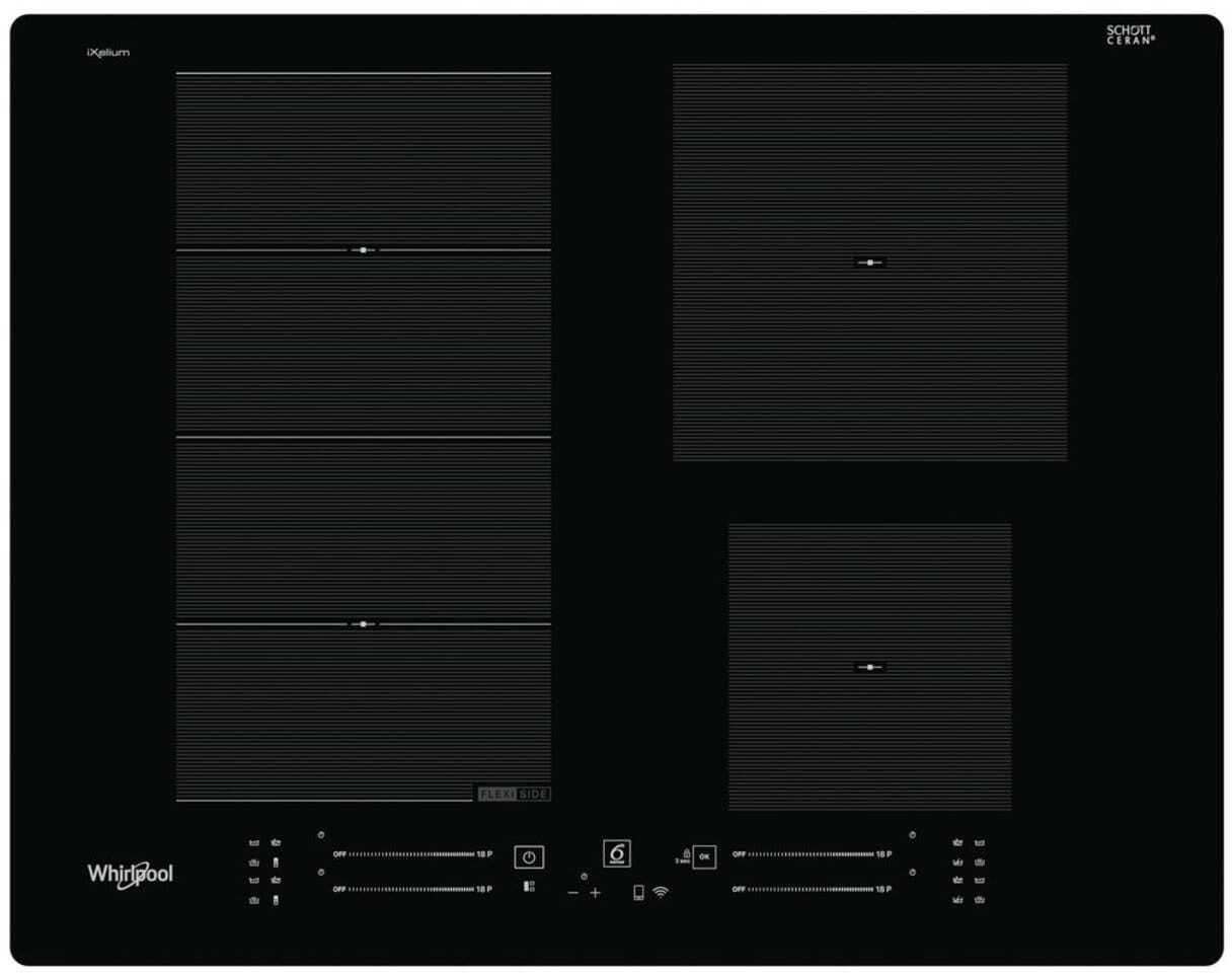 Whirlpool Piano Cottura Induzione 4 Fuochi colore Nero WF S2765 NE/IXL