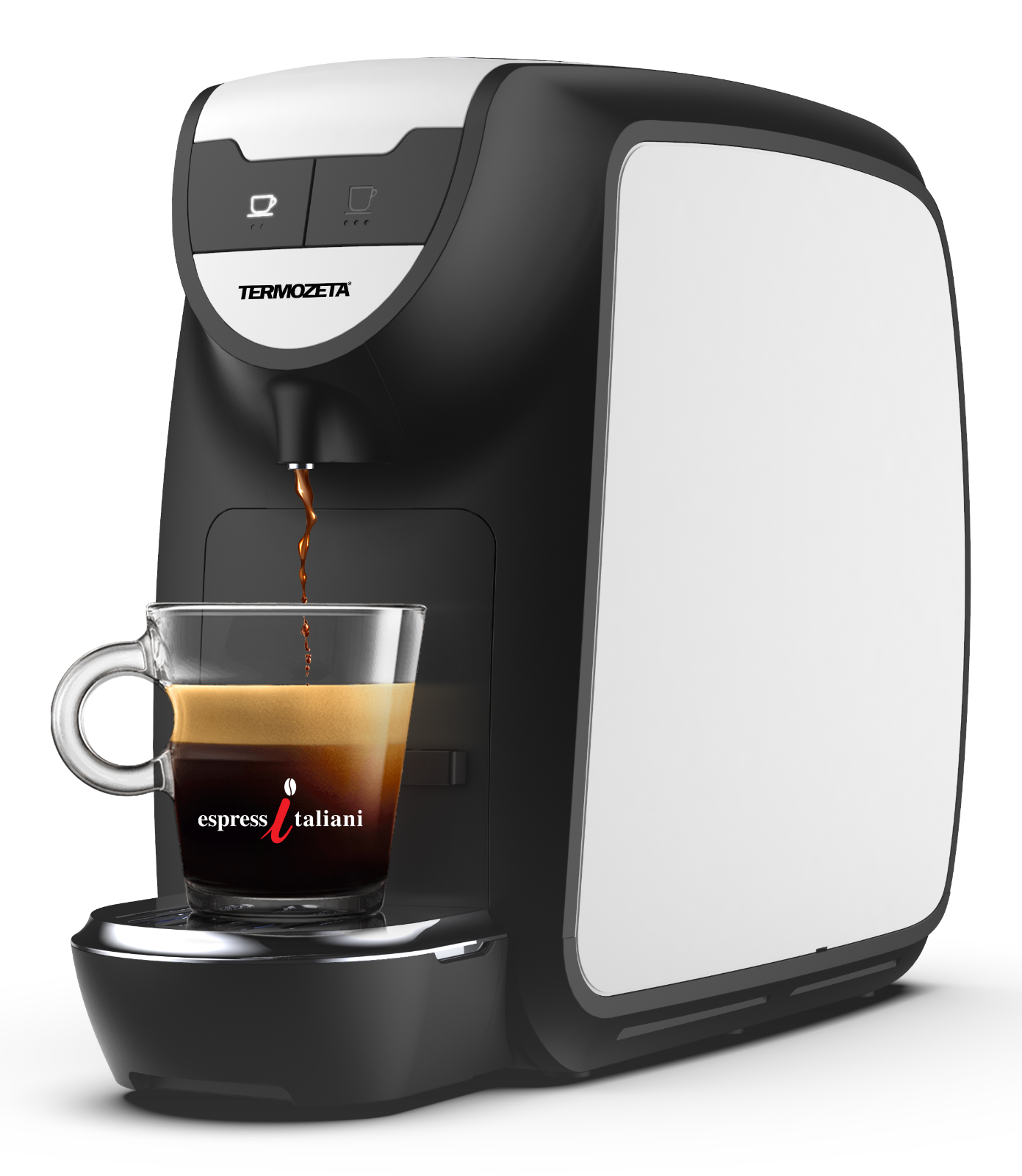 TERMOZETA ESPRESSA MACCHINA CAFFE' ESPRESSO A CAPSULE 1400W 19BAR SERBATOIO 0.8L