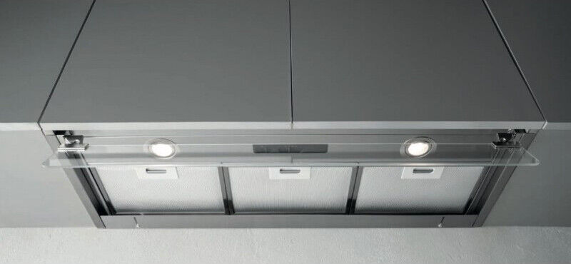 Cappa Cucina Aspirante Sottopensile Incasso 90 cm Inox Silverline 129.9.733.09