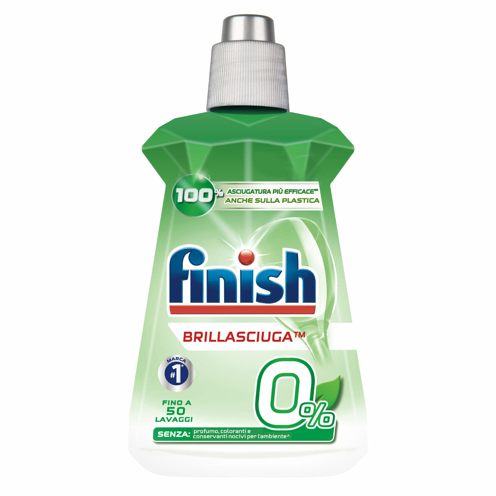 Brillantante Per Lavastoviglie Finish 0% Senza Additivi Nocivi 250ml•