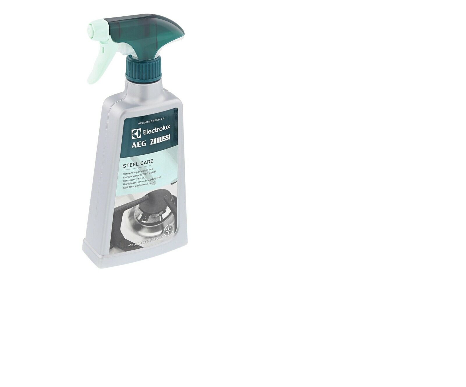 STEEL CARE DETERGENTE SPRAY PER ACCIAIO INOX 250 ml ORIGINALE ELECTROLUX REX