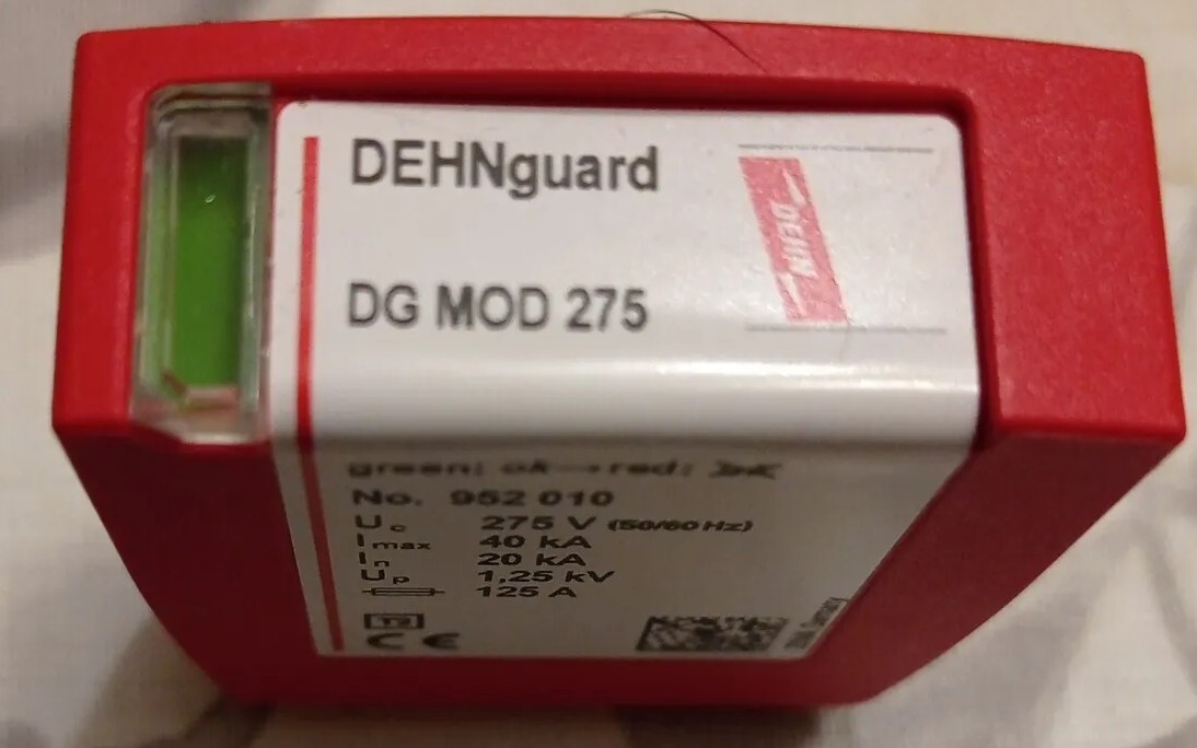 DEHN 952010 Scaricatore di sovratensione per rete energia DG MOD 275