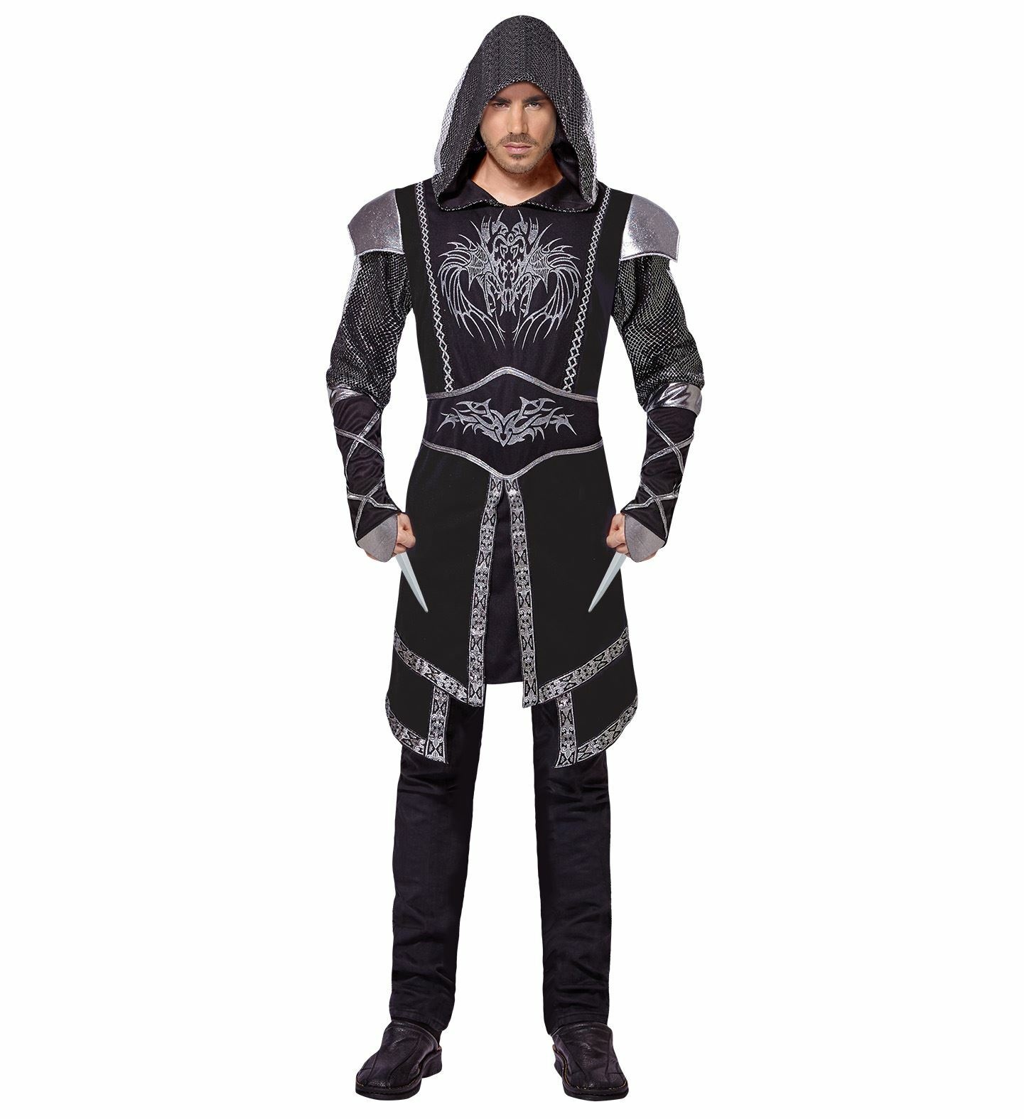 COSTUME ASSASSINO OSCURO   TAGLIA L