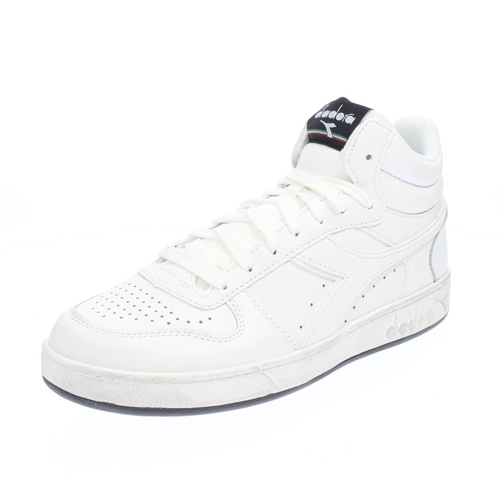 Diadora Sportswear Magic Basket Mid - Sneakers Alte Bianco - Taglia 42.5 [8.5 Us
