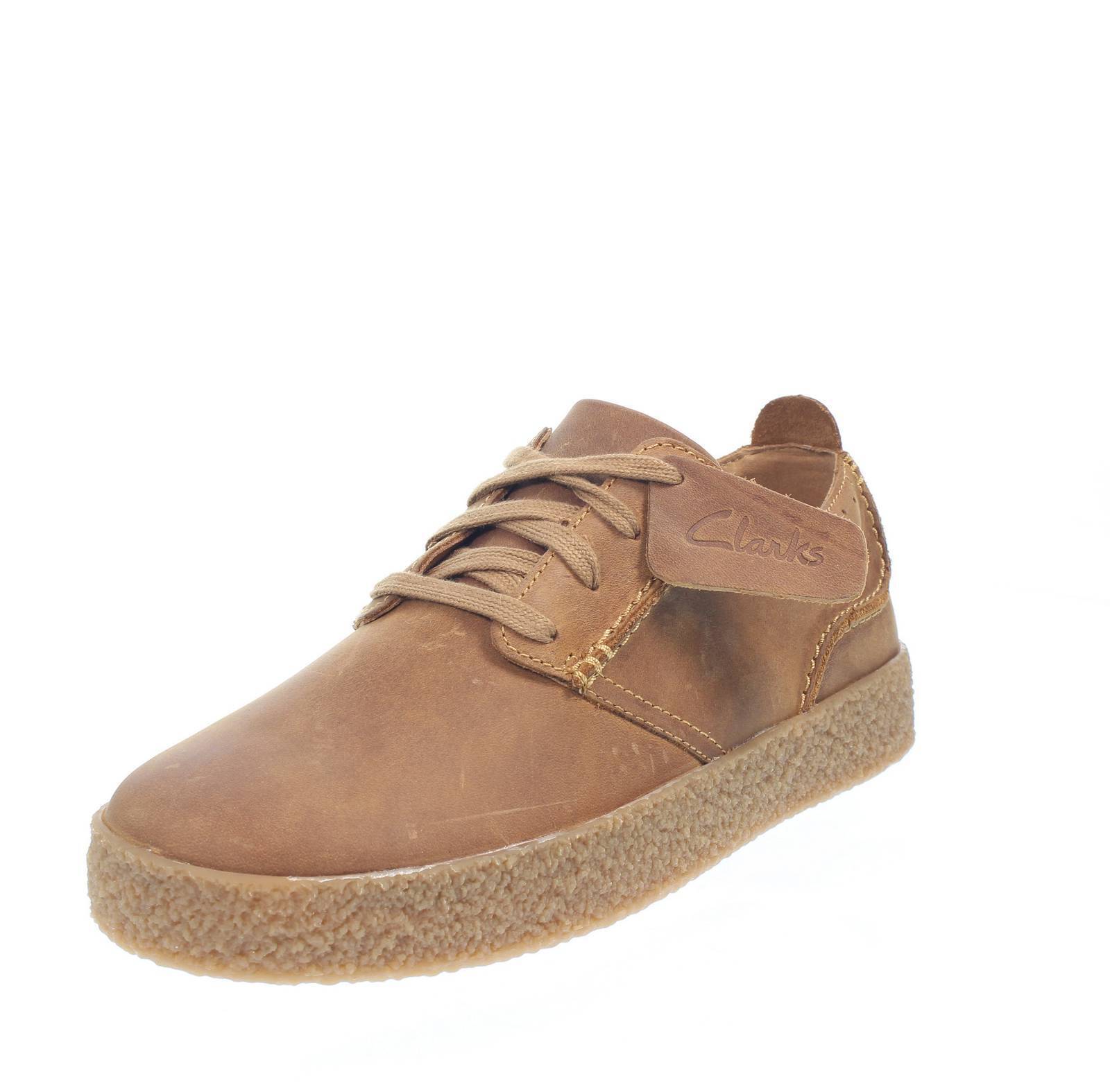Clarks Streethill Lace - Sneakers Basse In Pelle Marrone - Taglia 42.5 [8.5 US 2
