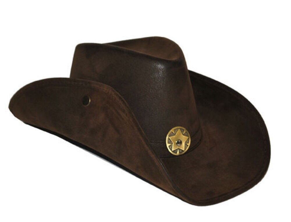 Cappello cowboy lusso in simil pelle