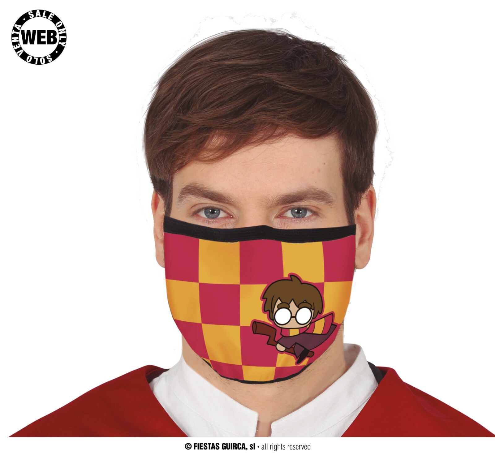 maschera harry potter grifond' oro