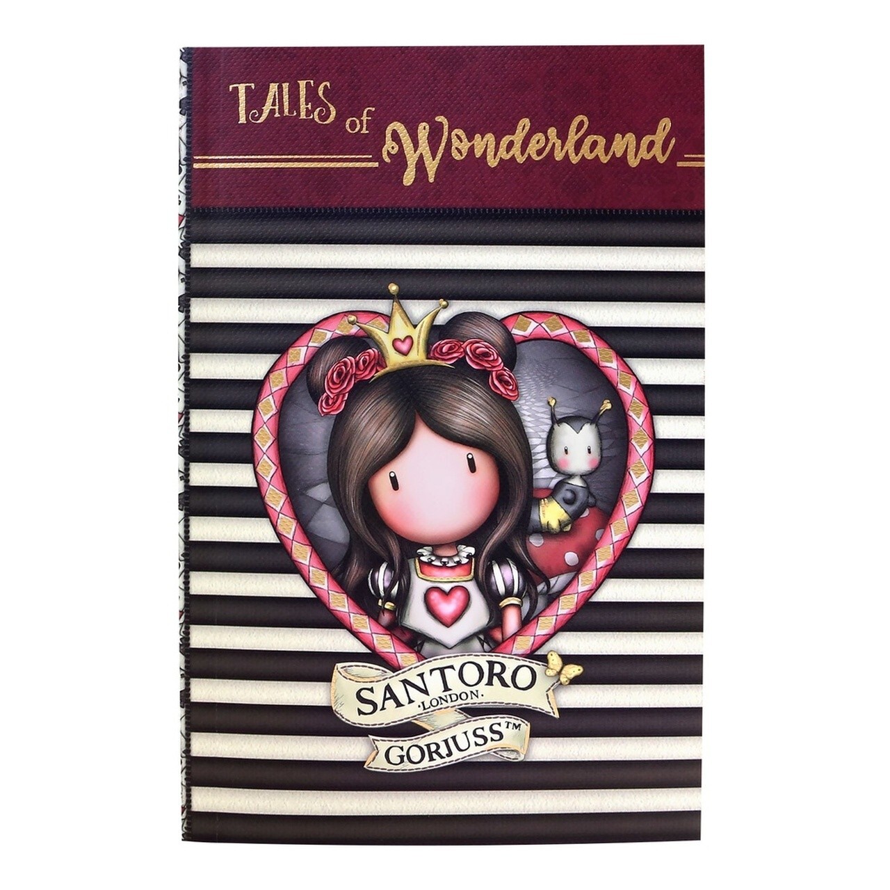 NOTEBOOK taccuino GORJUSS a righe FINDING MY WAY santoro 1087GJ01