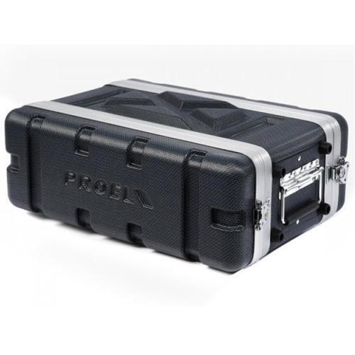 FLIGHT CASE 3 UNITÀ  RACK IN ABS "LOW PROFILE”