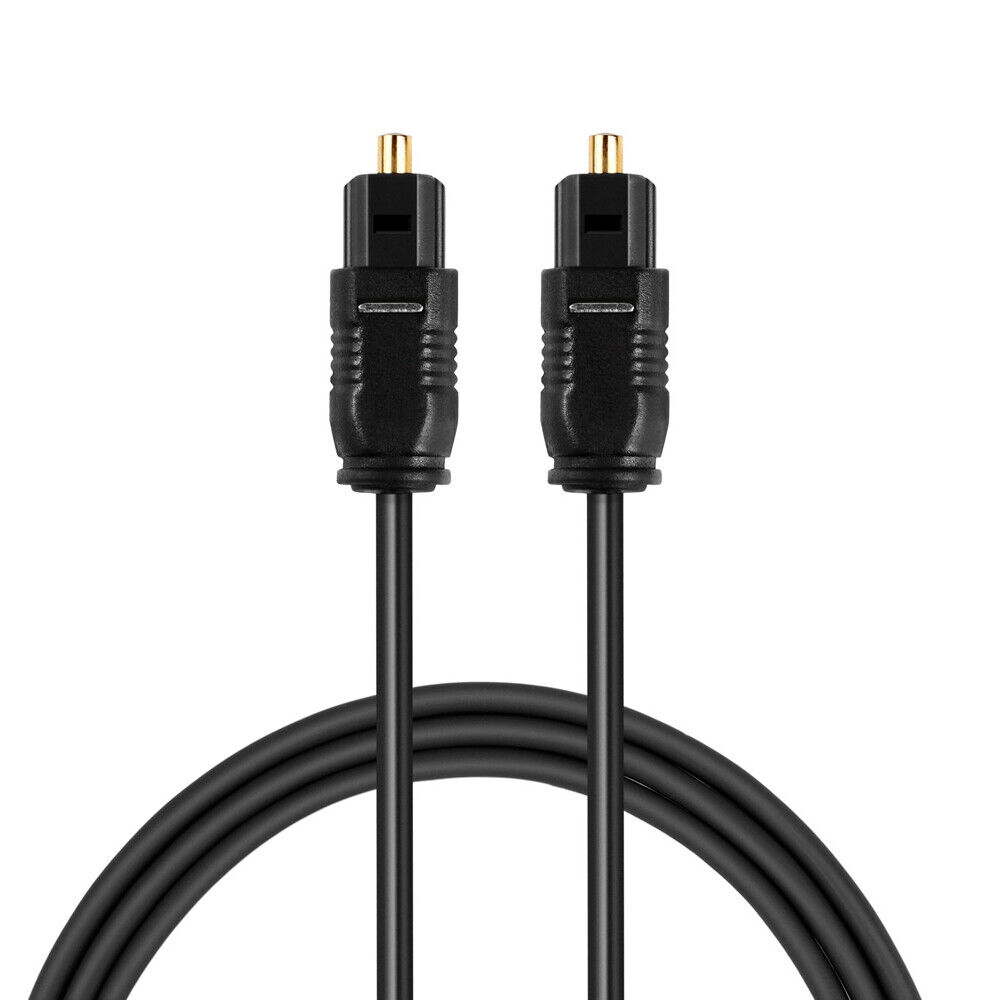 Cavo Ottico Digitale Audio toslink in Fibra Ottica per TVs Dvd CD Soundbars 2M