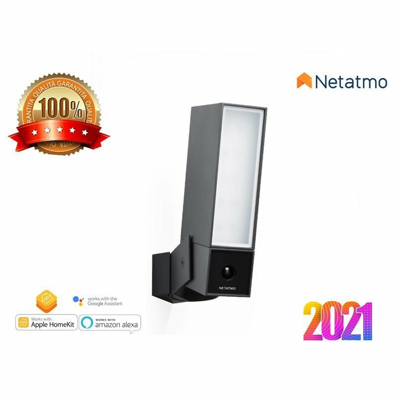 Bticino Telecamera Esterna NETATMO NA-NOC-PRO Intelligente luce presenza WIFI