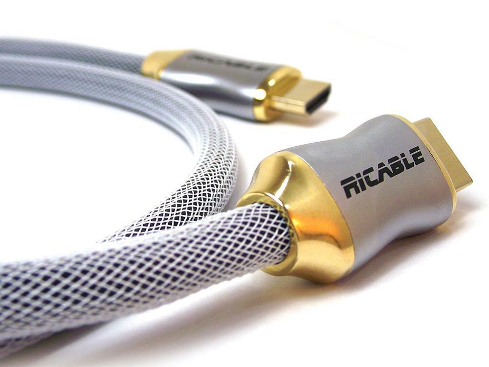 Ricable U5 Ultimate 5 Mt - Cavo HDMI 2.0 High Speed 4K 3D Certificato 21:9 Hi-Fi