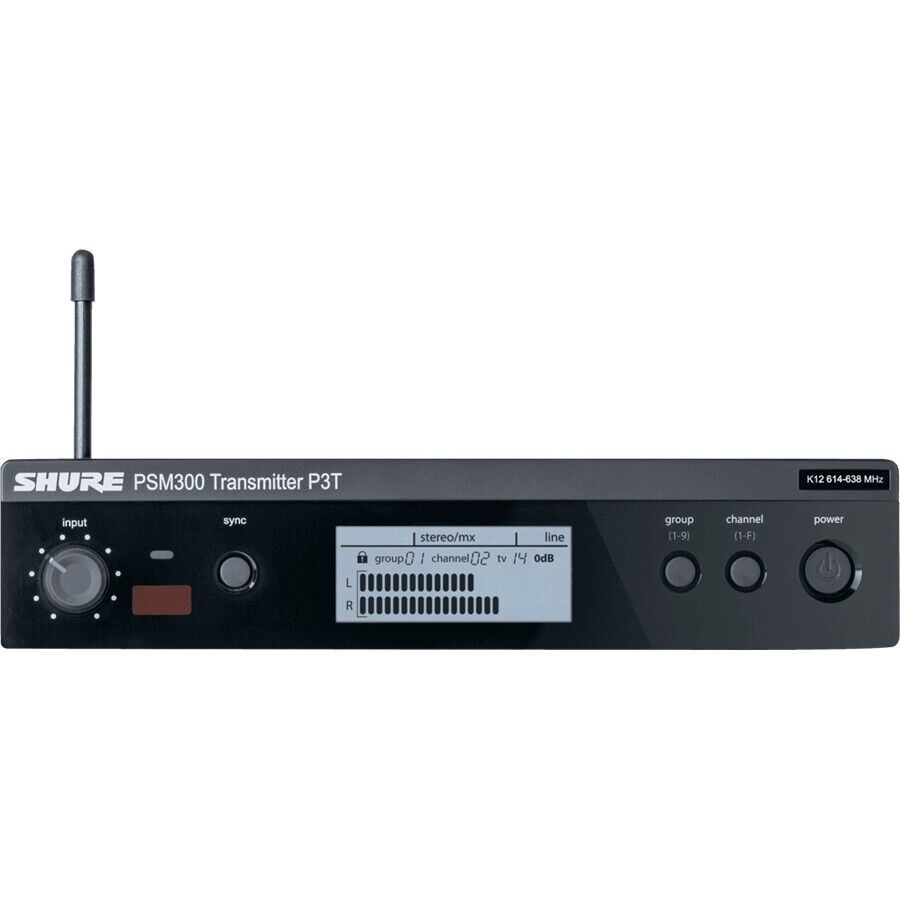 SHURE P3TE TRASMETTITORE 1/2 UNIT? RACK PSM300. (L19) CUFFIE AUDIO