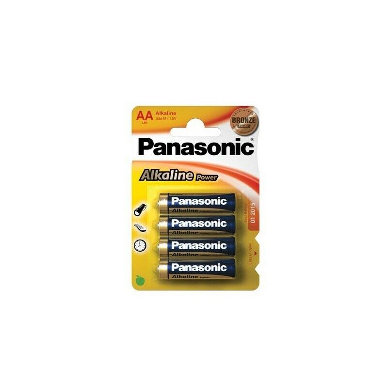 Blister 4 pile Stilo Alkaline AA 1.5V PANASONIC