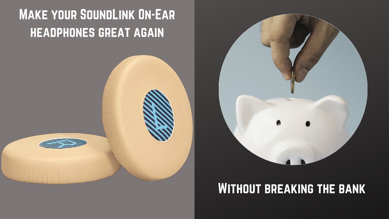 Orecchio Pastiglie Cuscinetti Compatibile Con Bose SoundLink On-Ear Cuffie (