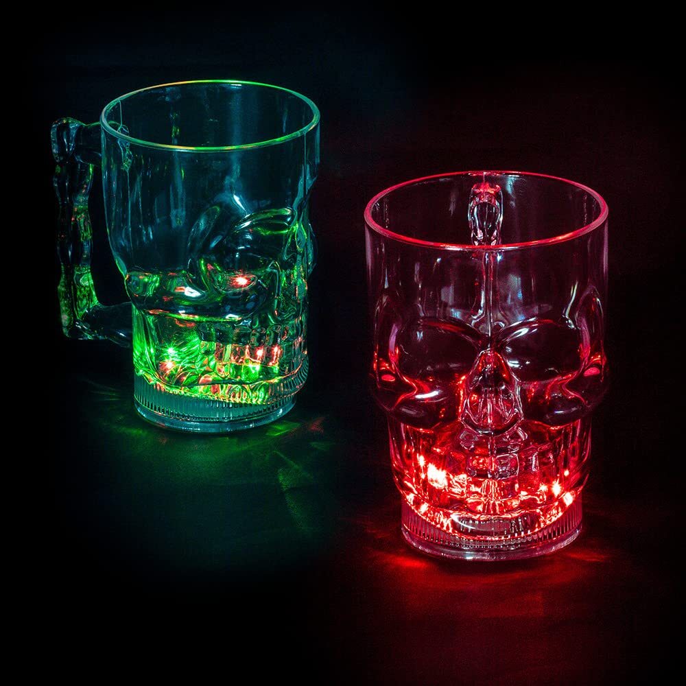 Merchandising Boland: Light-Up Skull Mug 400Ml H