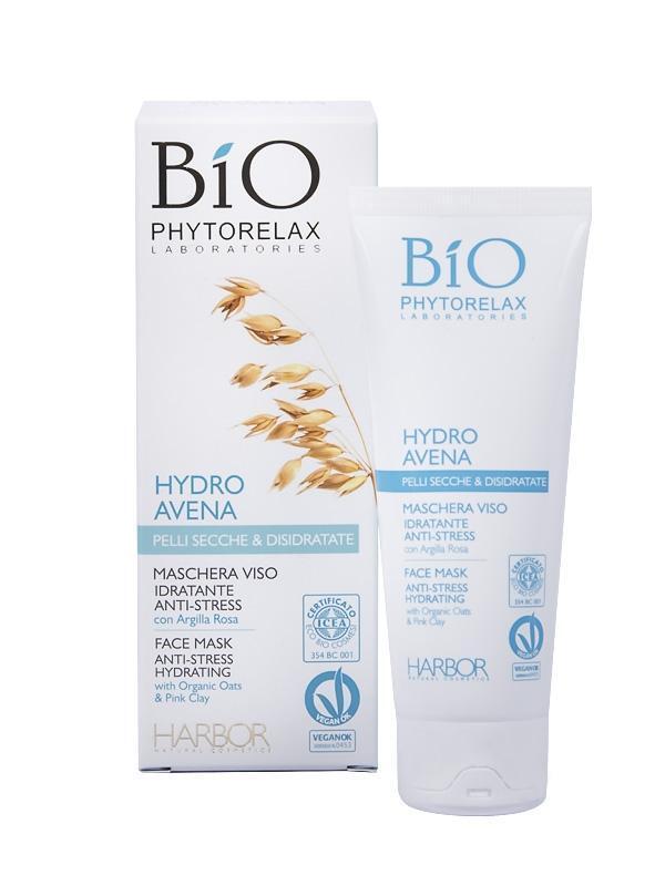 BIO PHYTORELAX - HYDRO AVENA  MASCHERA VISO IDRATANTE ANTI-STRESS  75 ML
