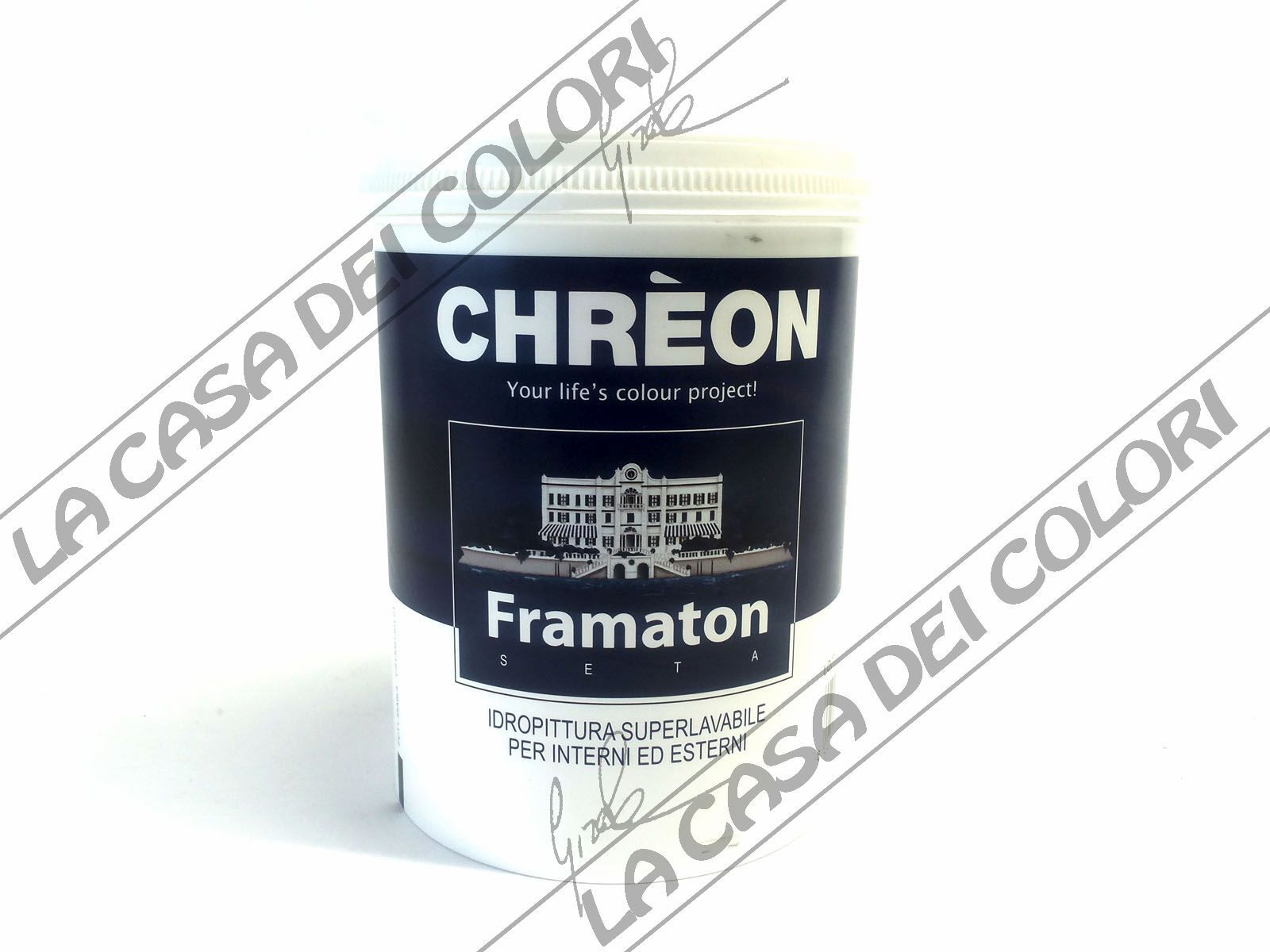 CHREON - FRAMATON SETA - TINTE CARTELLA PASTELLI - 1 lt - PITTURA SUPERLAVABILE
