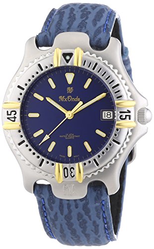 Mx Onda 32-6201-99 Orologio Da Polso Al Quarzo, Analogico, Uomo, Pelle, Blu