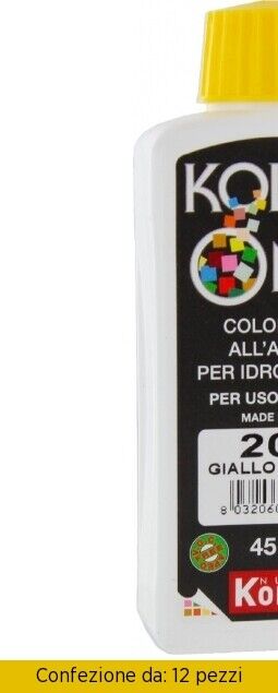 Colorante Kolor One ml 45 N.209 Giallo Limone Pezzi 12 Nuovo Kolor KOLOR 45-209