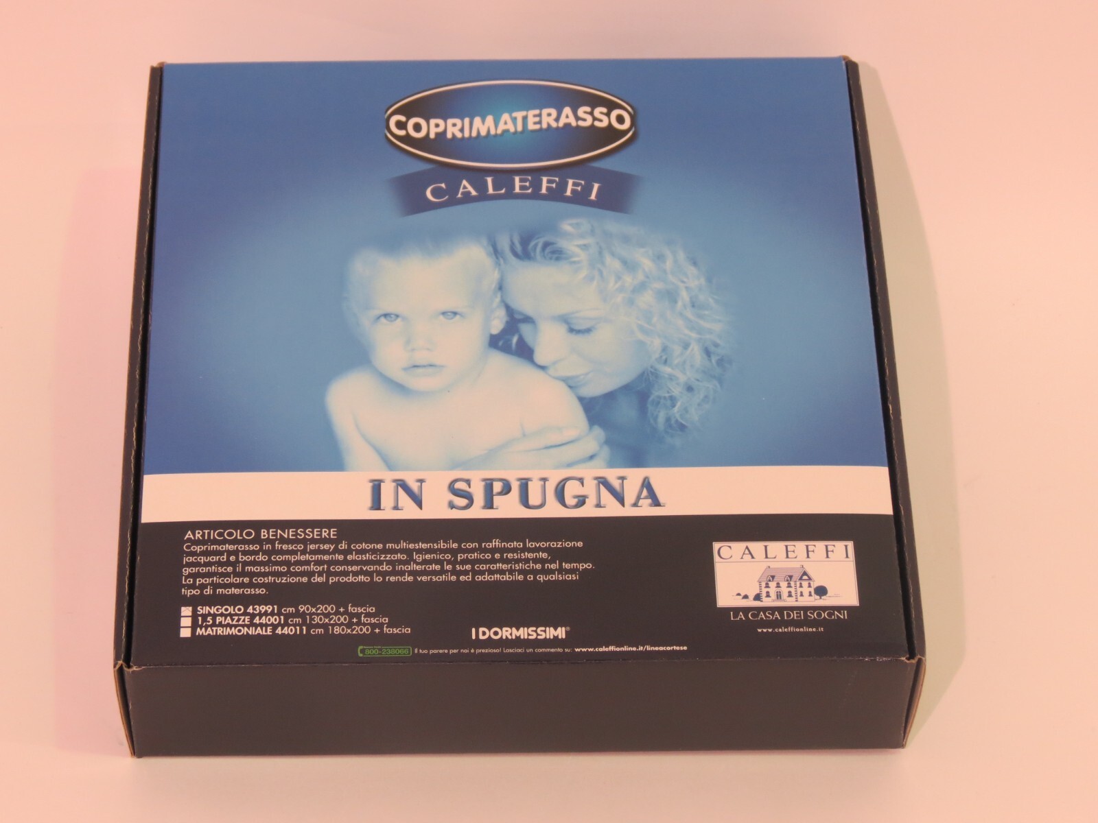 N5187 Coprimaterasso 90x200 "Benessere" di Caleffi