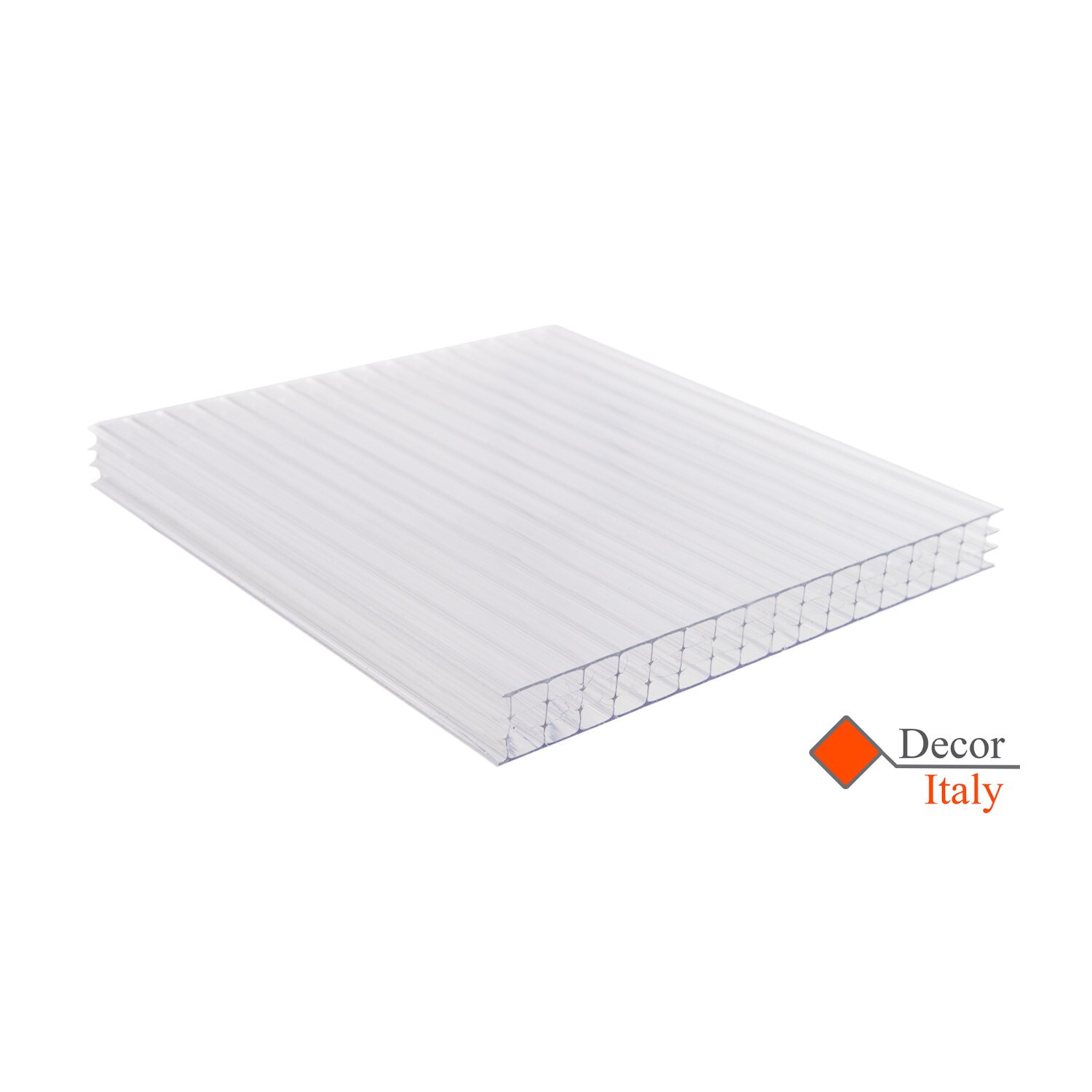 LASTRA POLICARBONATO ALVEOLARE!! 210x100 cm SPESSORE 10mm EXOLON 4 pareti