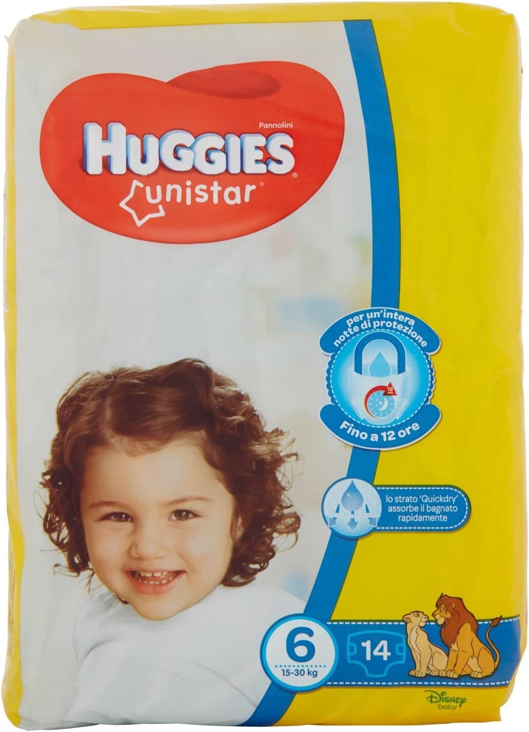 Pannolini Huggies Unistar Pannolini Taglia 6 (15-30) kg
