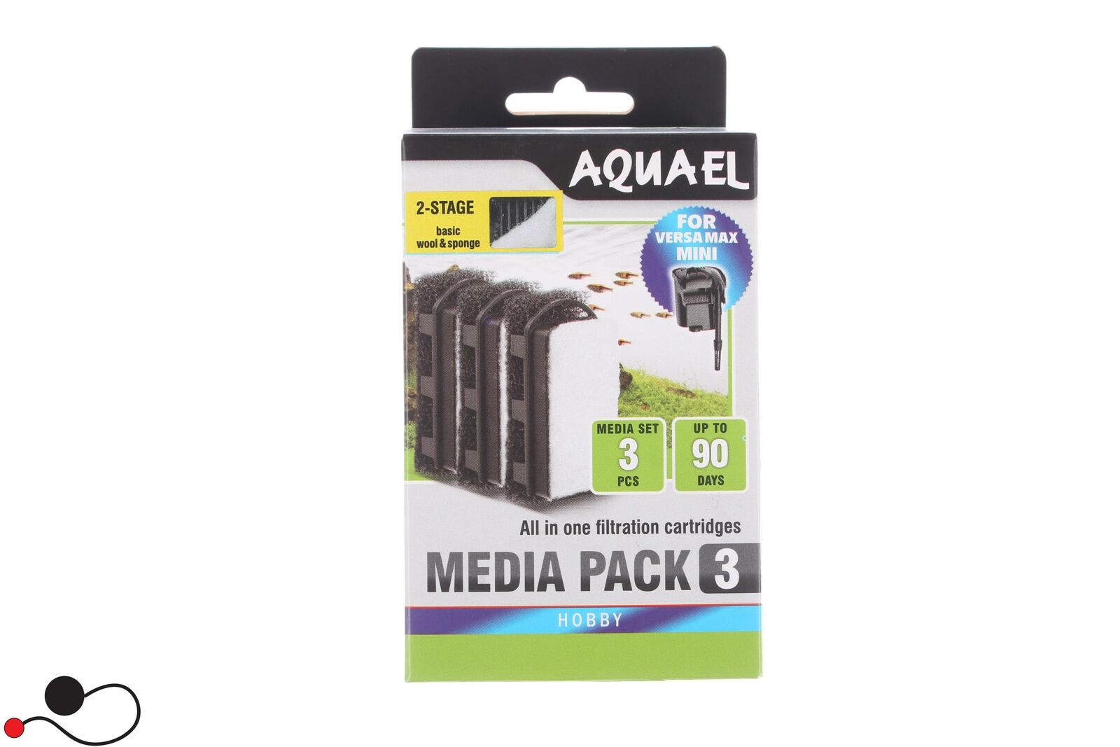 FILTRO ACQUARIO AQUAEL MEDIA PACK3 2-STAGE BASIC WOOL E SPONGE 113273
