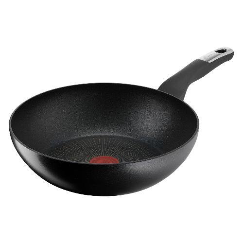 UNLIMITED Padella Antiaderente Wok Alluminio 28 cm Nero 010271041828 Lagostina