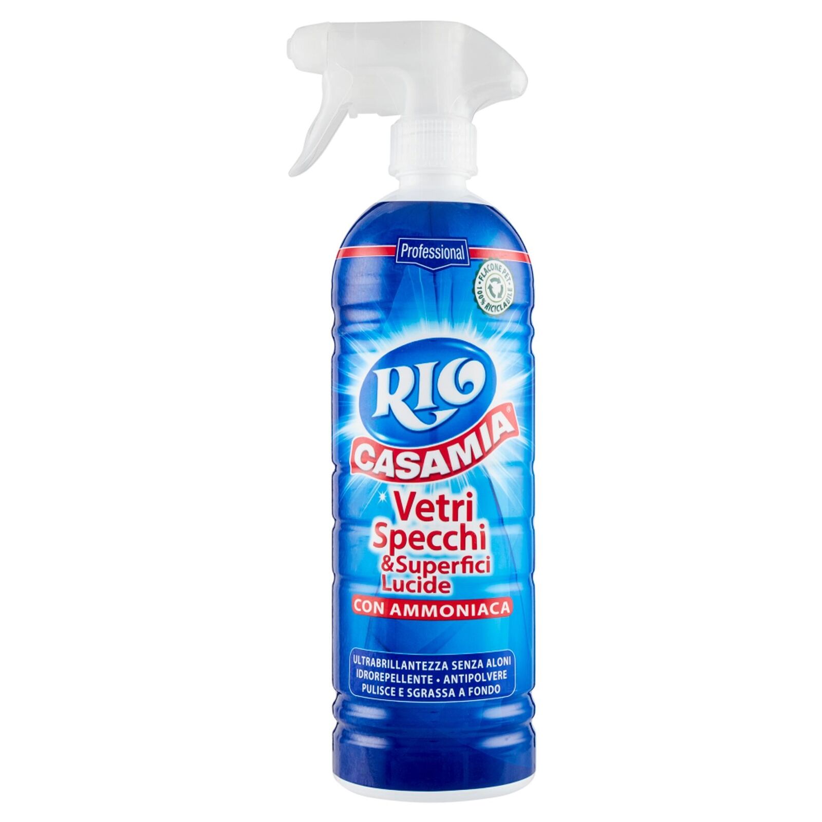 RIO BUM BUM SPRAY PER VETRI SPECCHI E SUPERFICI LUCIDE 800ML