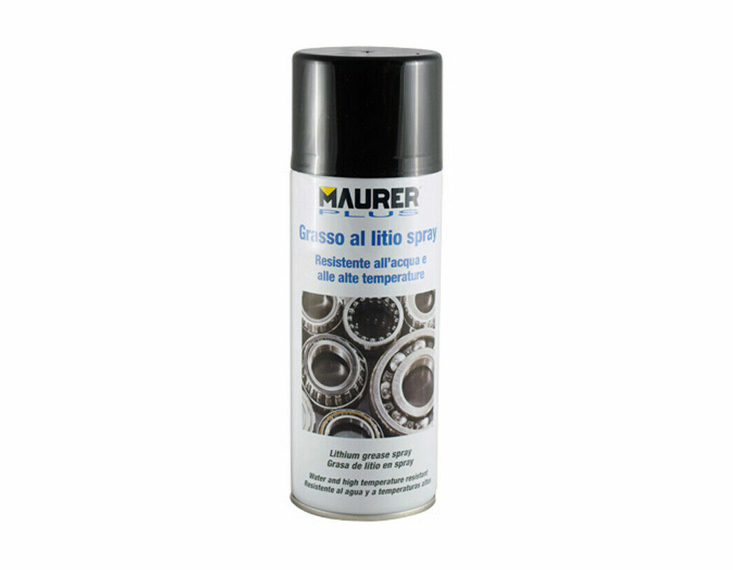 GRASSO SPRAY AL LITIO MAURER 400 ML RESISTENTE ALTA TEMPERATURA E ACQUA (31066)