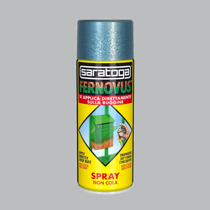 Vernice Antiruggine Spray Fernovus 400ml Saratoga - Grigio Perla Brillante