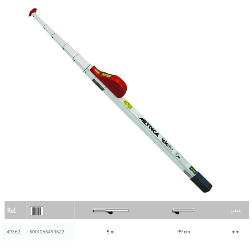 METRO TELESCOPICO METRICA TELEFIX MT.5 -PROMO-