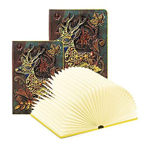 DEVASO Lampada Libro Led Pieghevole in 3 Colori Machine à Bruit Blanc 11 (U5R)